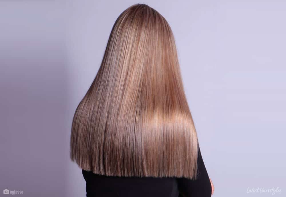 Long blunt cut haircuts for women