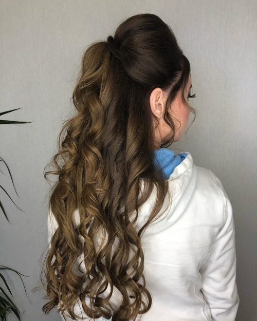 long cascading curls