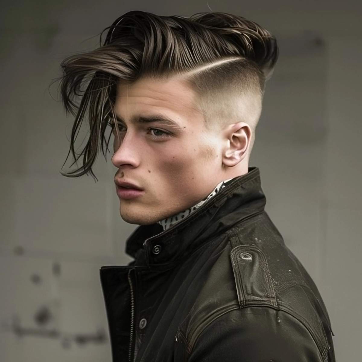 Long and Casual Disconnected Undercut Hairstyle