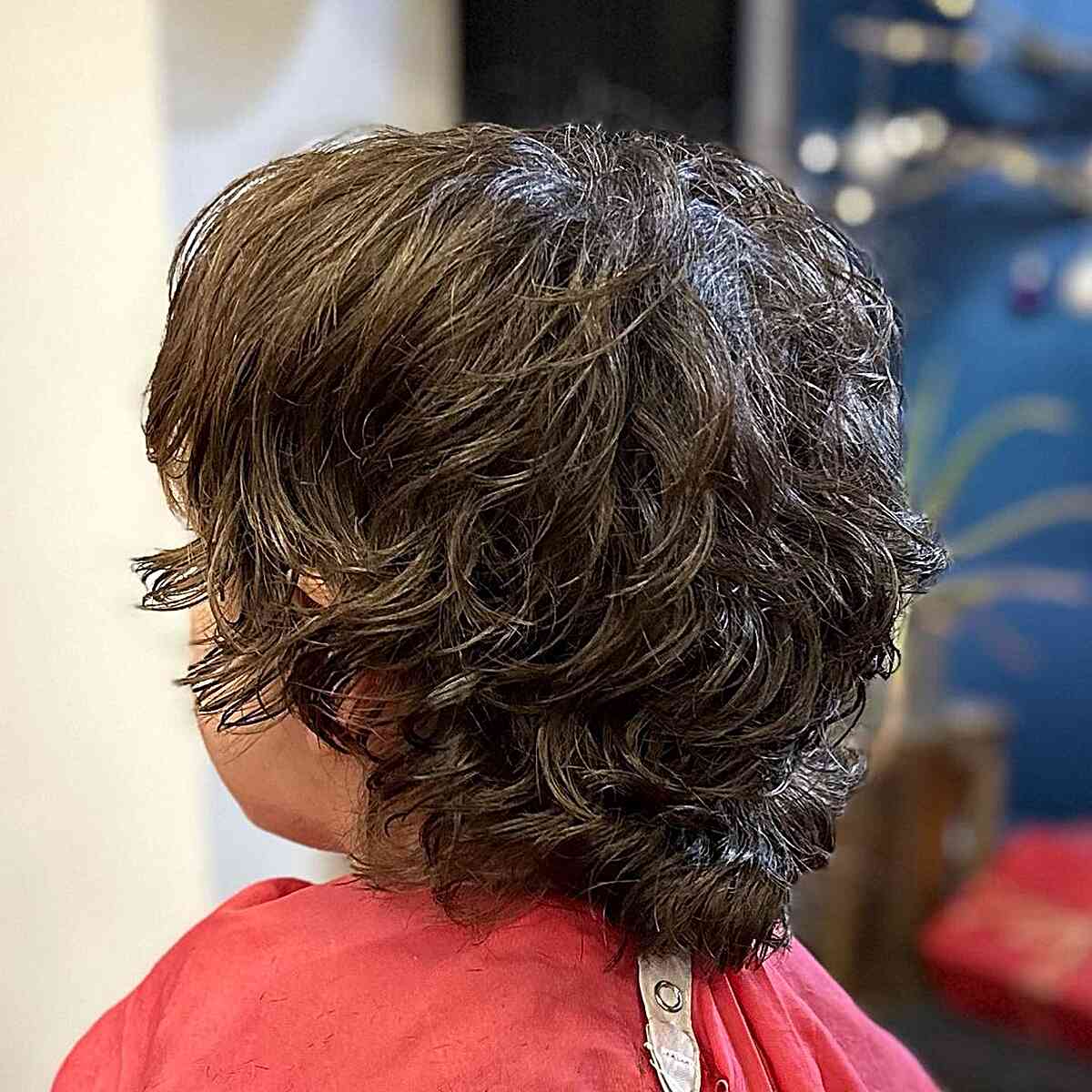 Long Choppy Wolf Cut with Layers on Little Boys