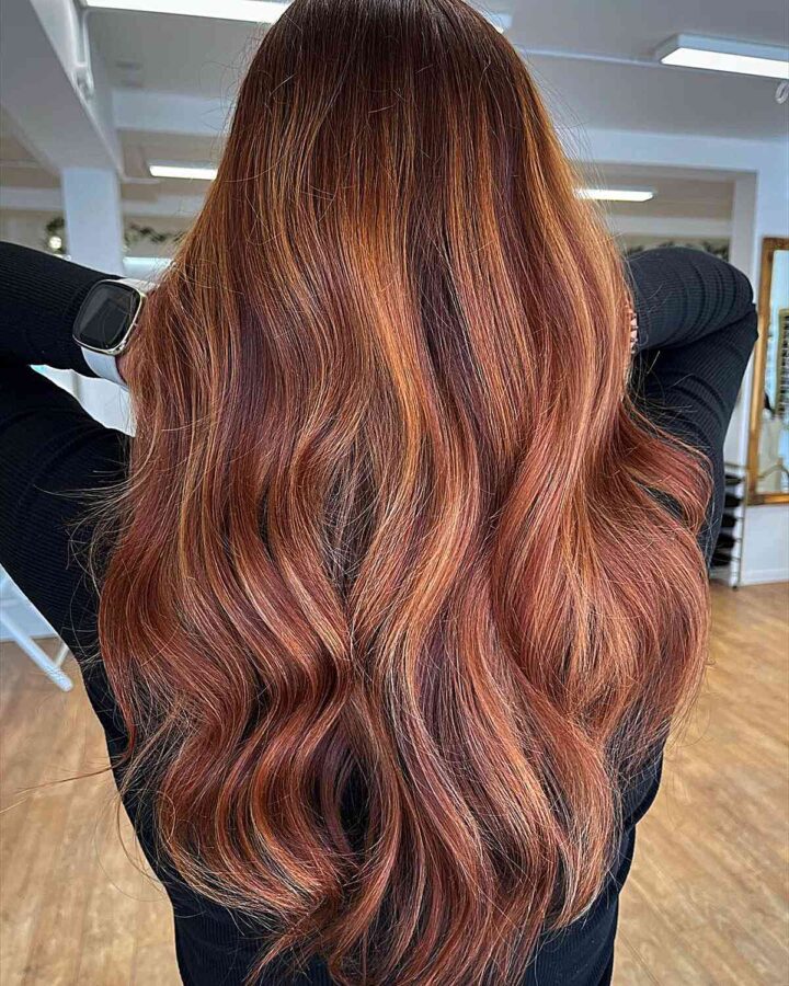 26 Trendy Auburn Balayage Hair Color Ideas