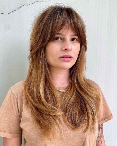 31 Flattering Ways to Wear Bangs for Square Face Shapes