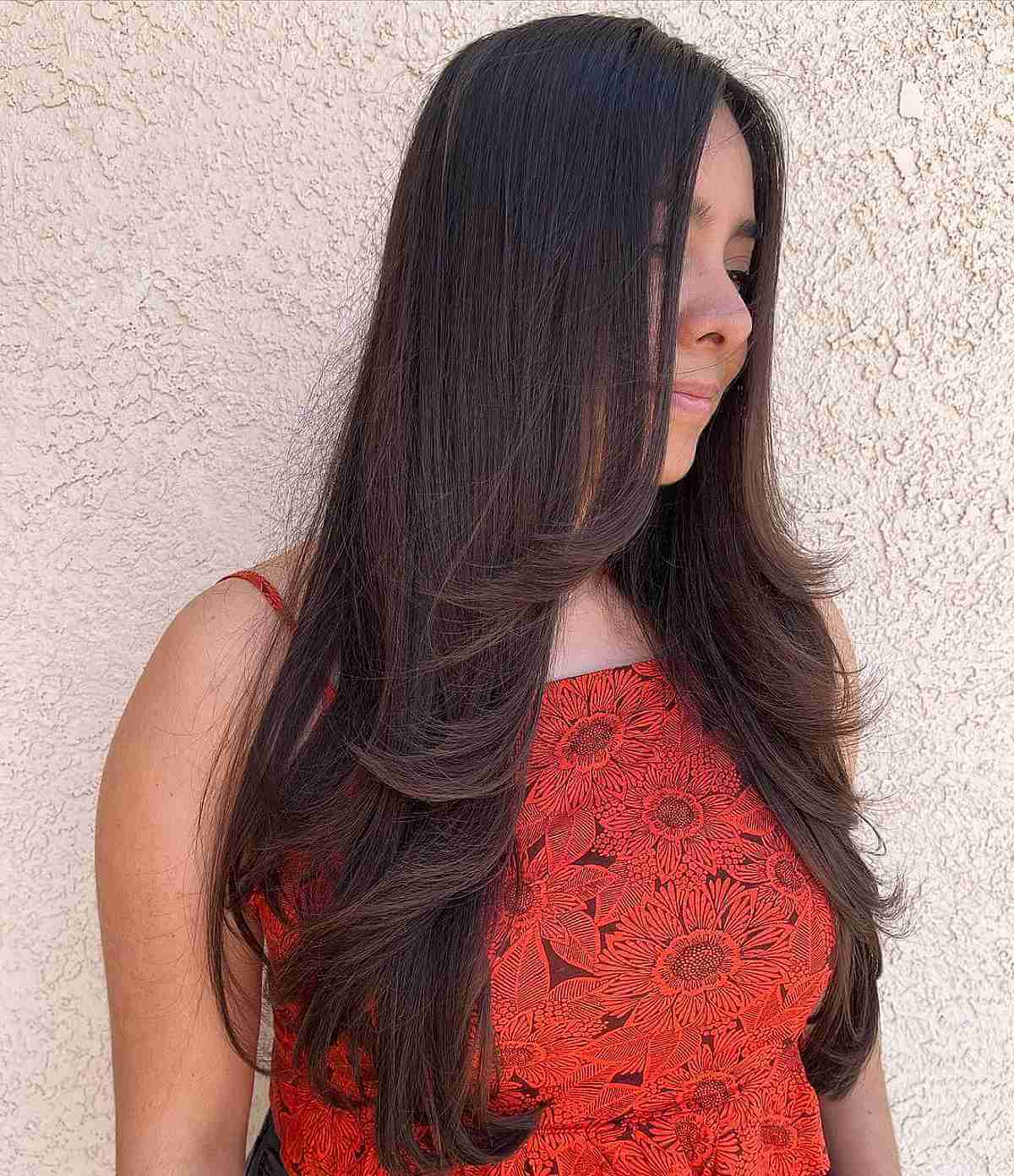 Long Front Layers with a Blowout Style