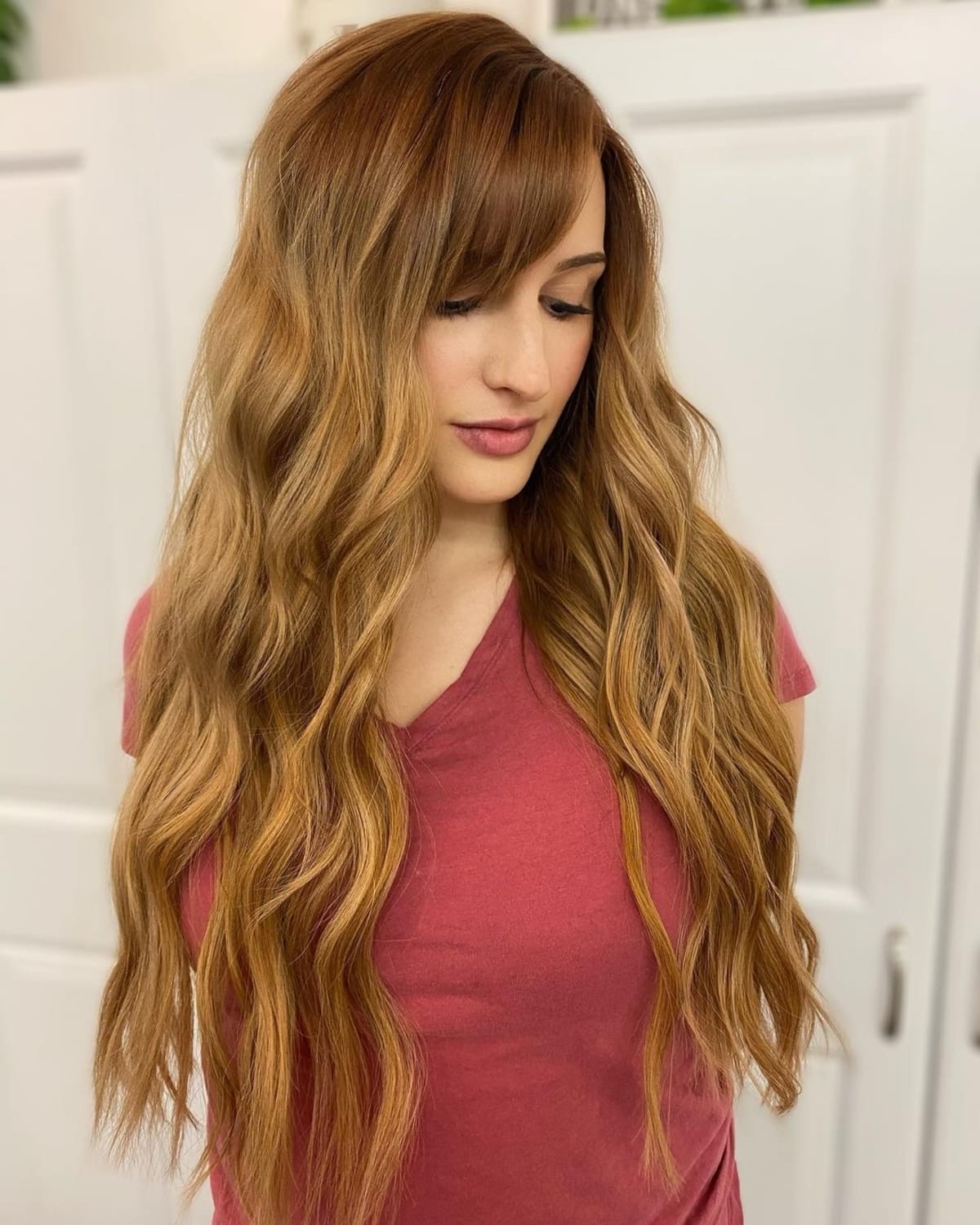 44 Trendy & Easy Long Layered Hair with Bangs for 2023