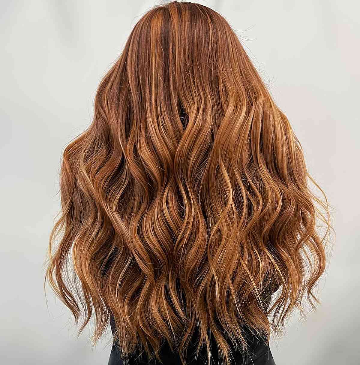 Fabulous Long Hair with Light Copper Gloss