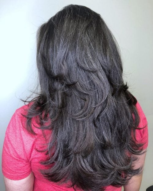 Long Hair with Short Layers on Top