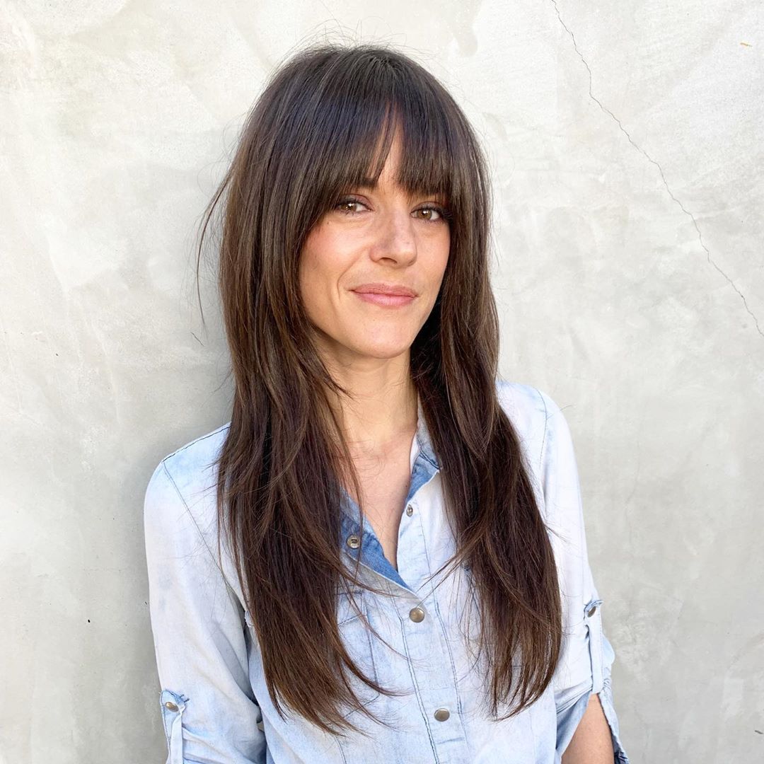 54 Cute Ways to Get Long Hair With Bangs