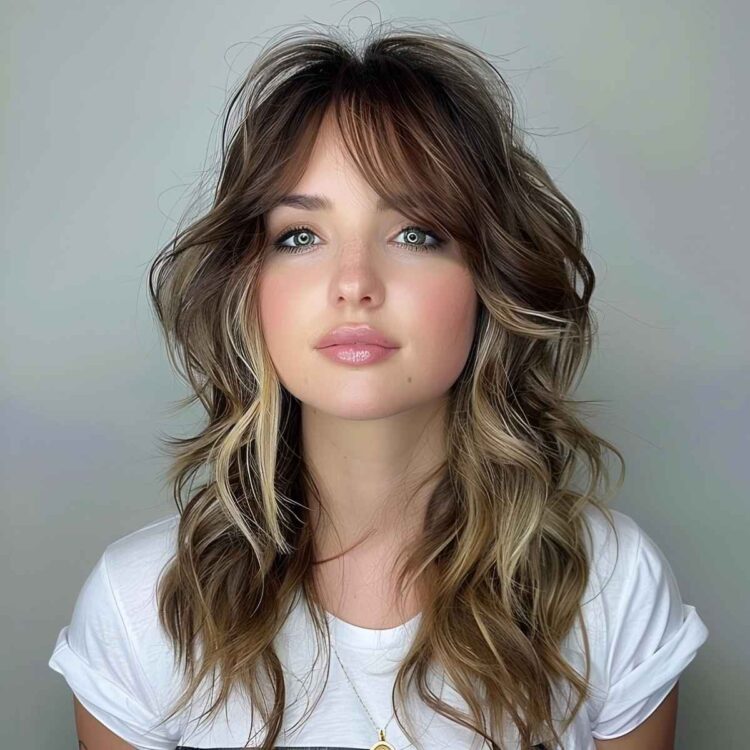 25 Slimming Long Layered Haircuts for Women with Full Faces