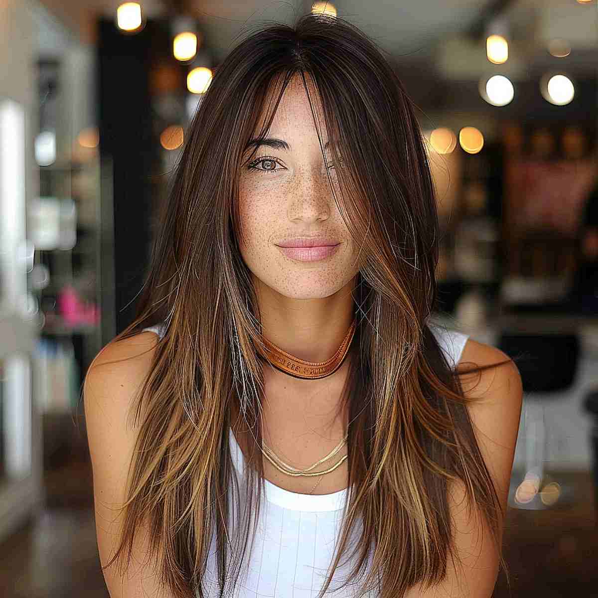 Beautiful Long Layers for Women with Straight Hair