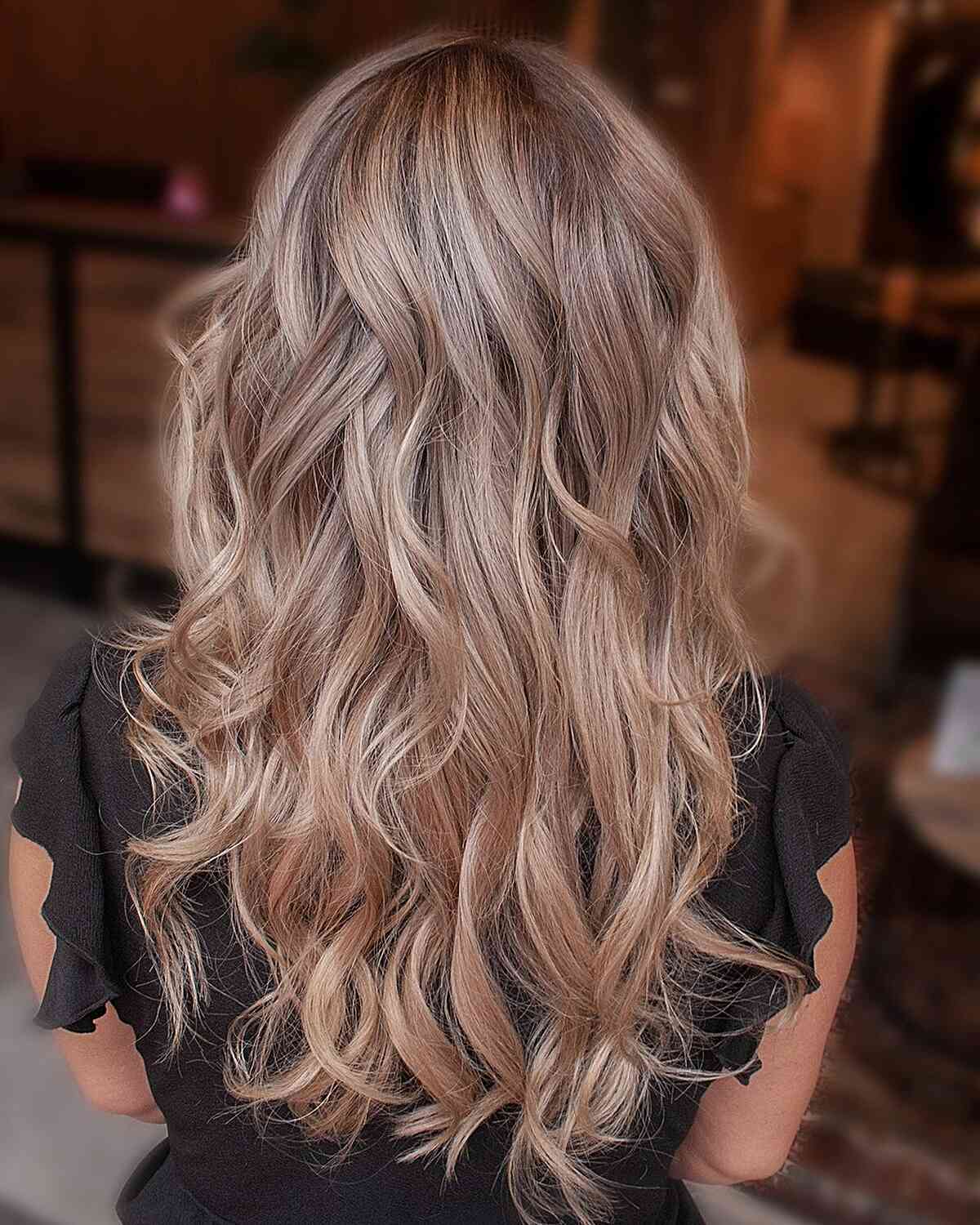 Gorgeous Ash Blonde Highlights on Light Brown Hair