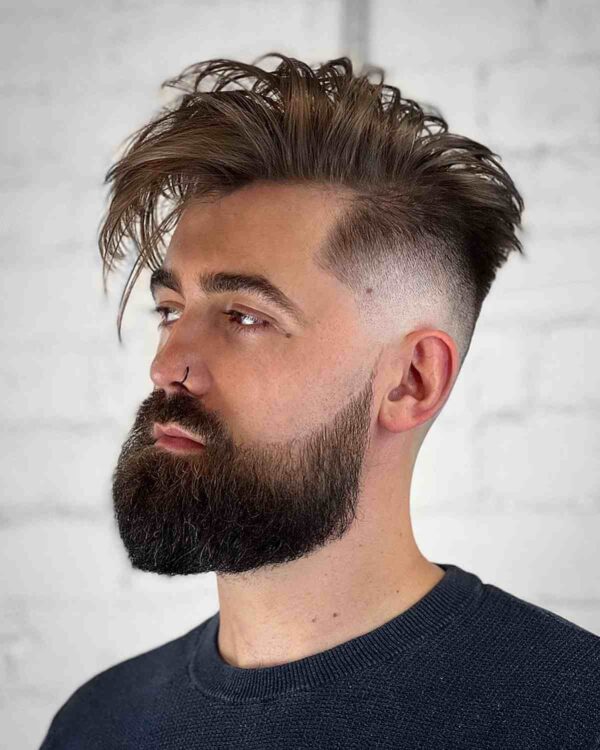 34 Best Beard Fade Haircut & Hairstyle Ideas for a Modern, Rugged Look