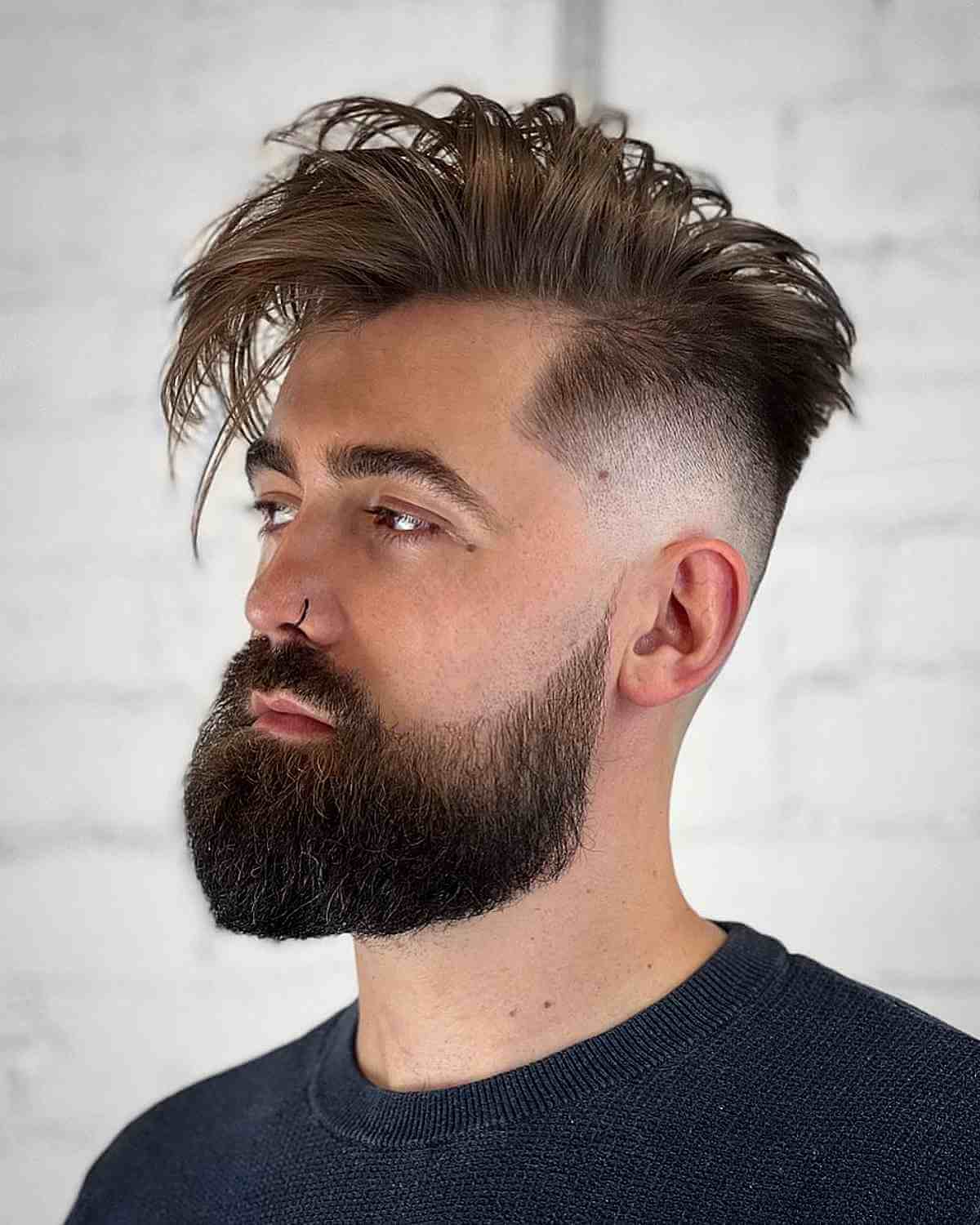 28 Best Beard Fade Haircut & Hairstyle Ideas for a Modern, Rugged Look