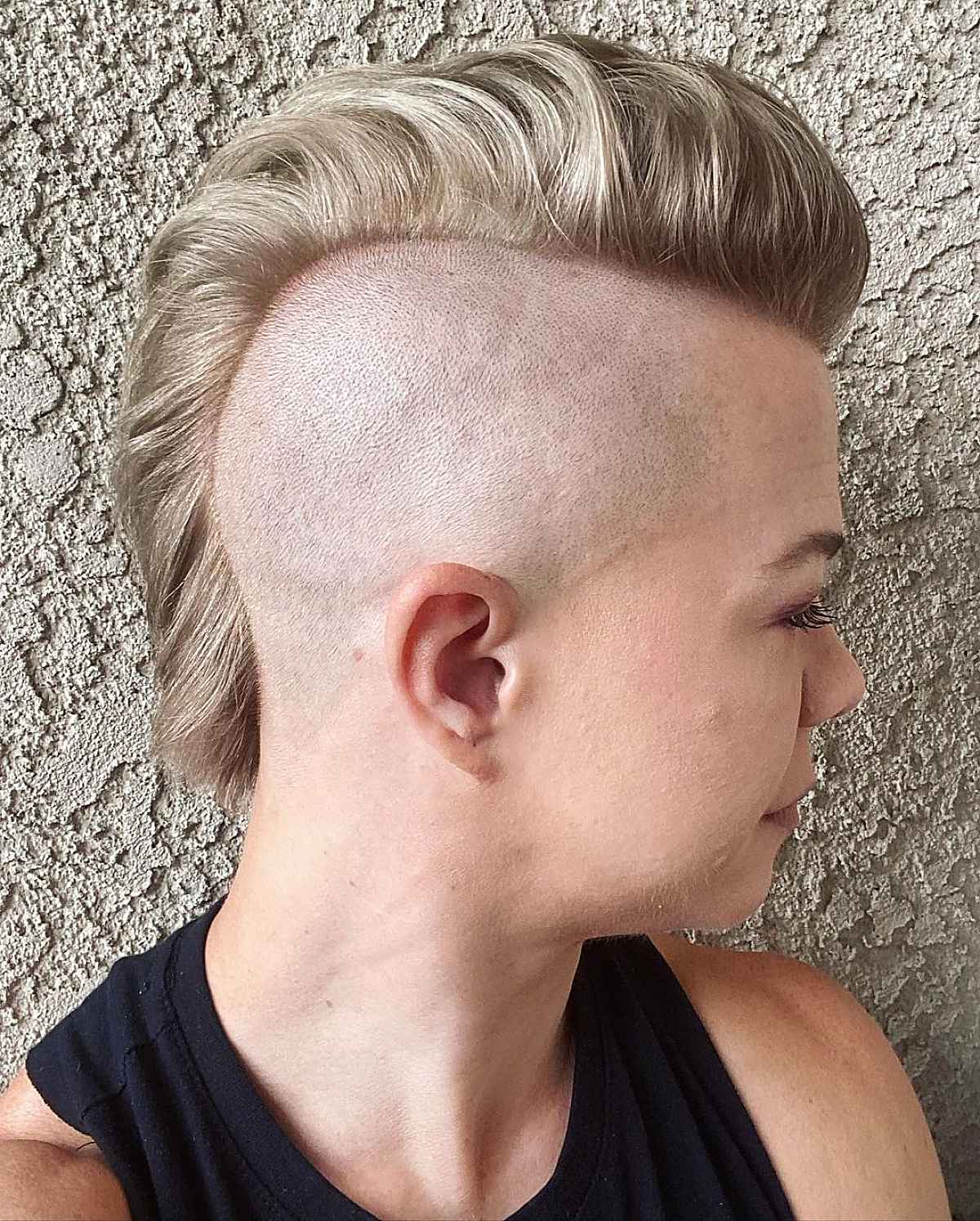 Long Mohawk with Shaved Sides