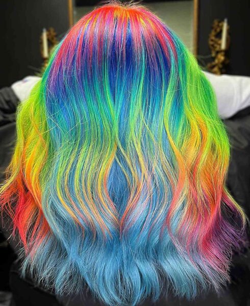 76 Photos of Rainbow Hair Ideas to Consider for 2023