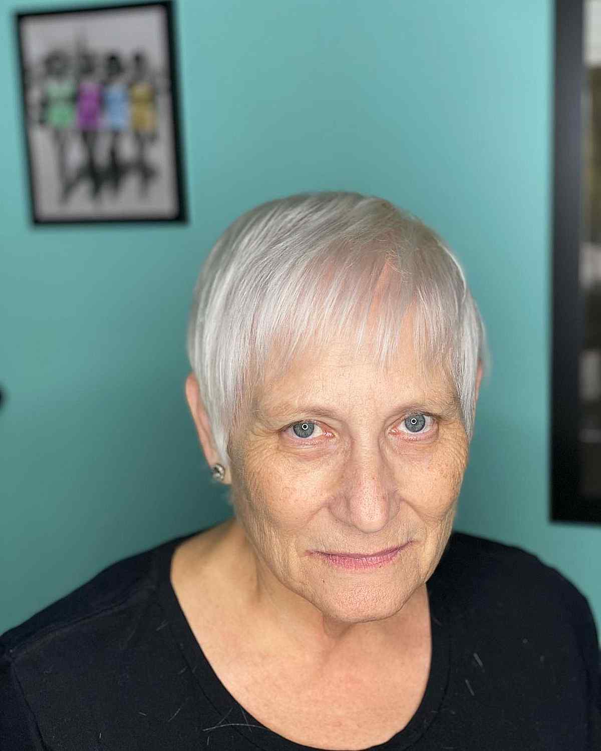 Fabulous Long Pixie Cut for 70-Year-Olds with Fine Hair