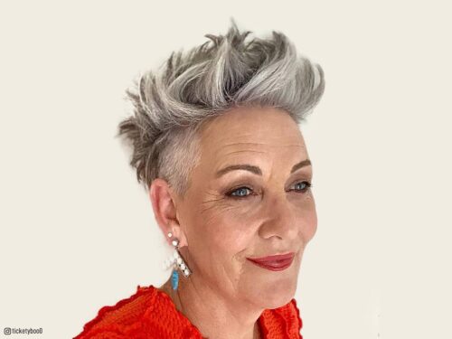 Long pixie cuts for women over 60