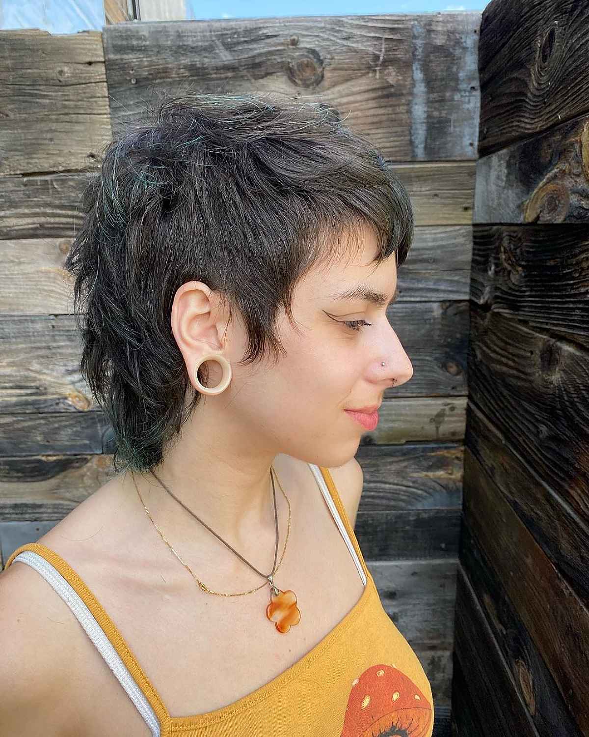Long Pixie + Mullet Hairstyle