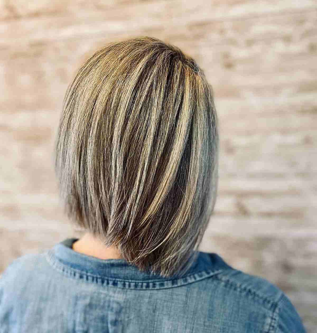 Long Razored Bob with Layers