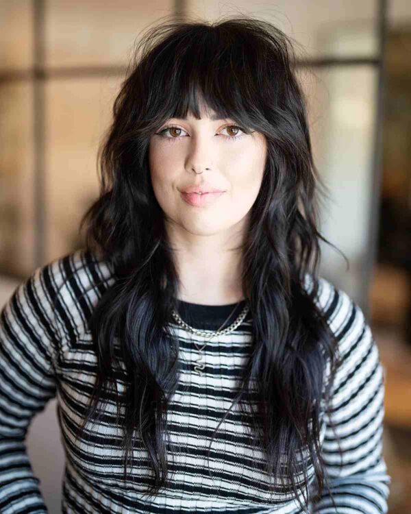 36 Coolest Long Shags with Bangs for a Trendy, New Look