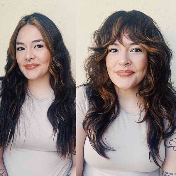 58 Coolest Long Shags with Bangs for a Trendy, New Look