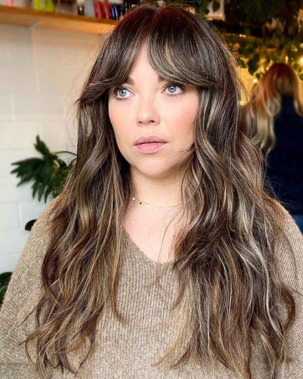 Curtain Bangs On Long Hair: 29 Ideas To Get Rid Of Boring Hair