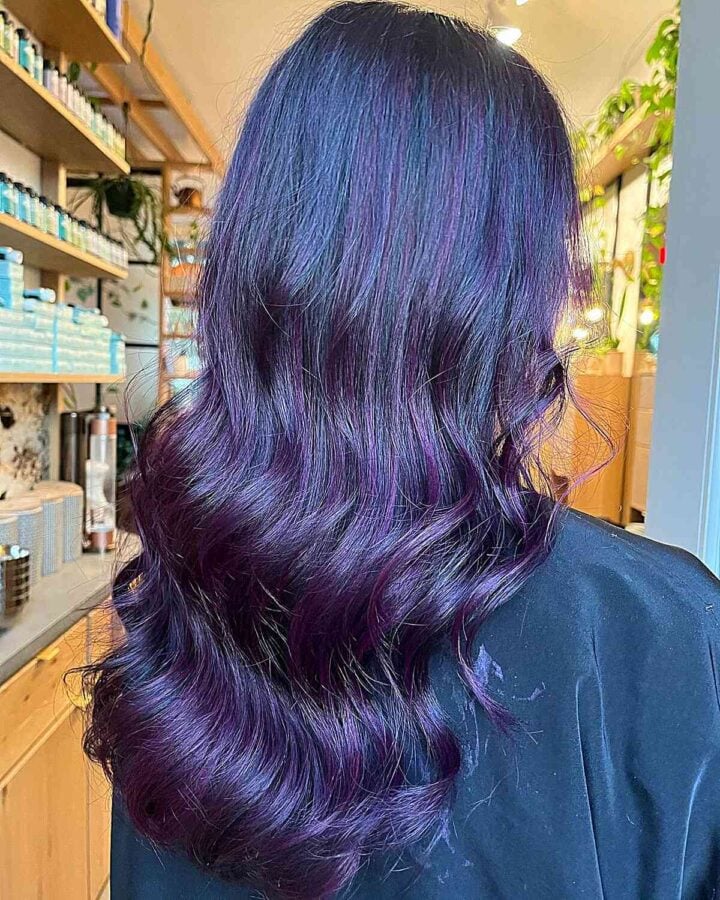 Midnight Purple Is The Hair Color You Can’t Miss In 2024