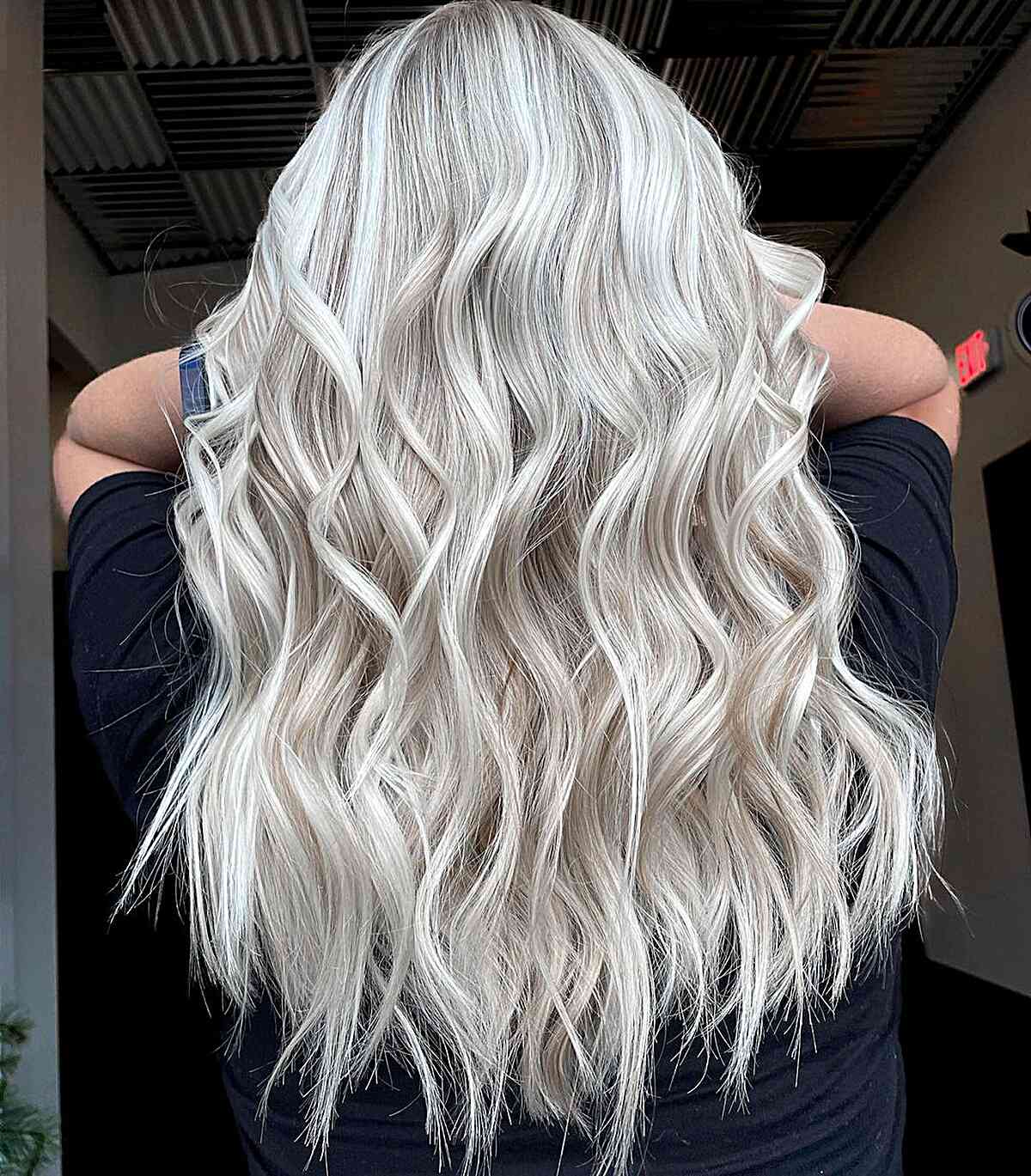 Long Waves with Platinum Highlights
