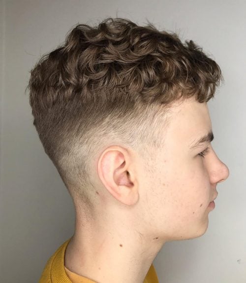 Curly Crop + Low Fade