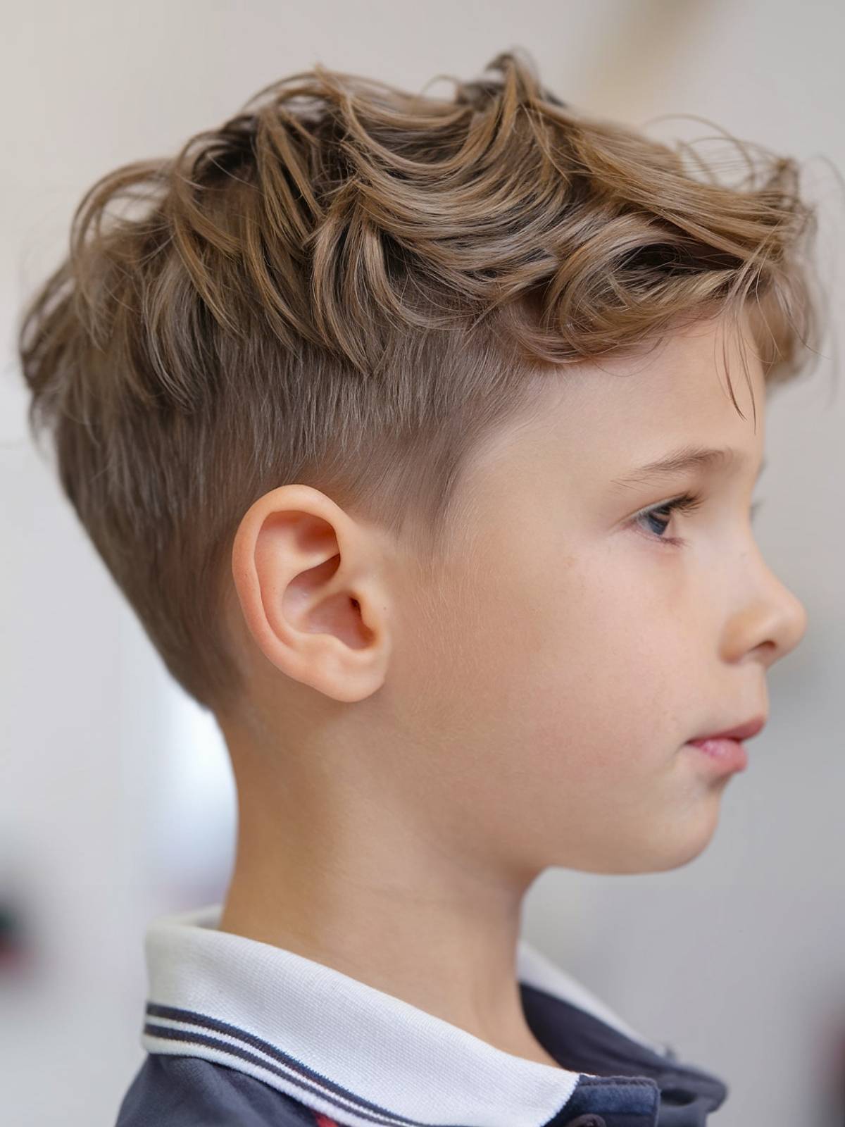 Low fade haircut for boys