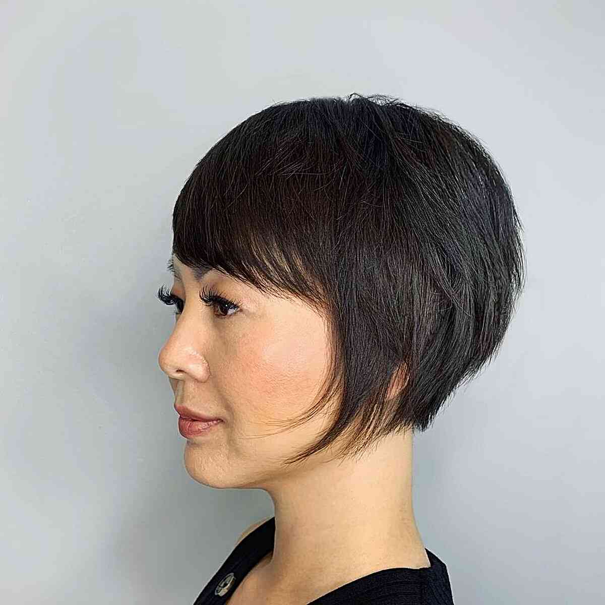 Low-Maintenance and Very Cute Pixie Bob for Fine Hair Types