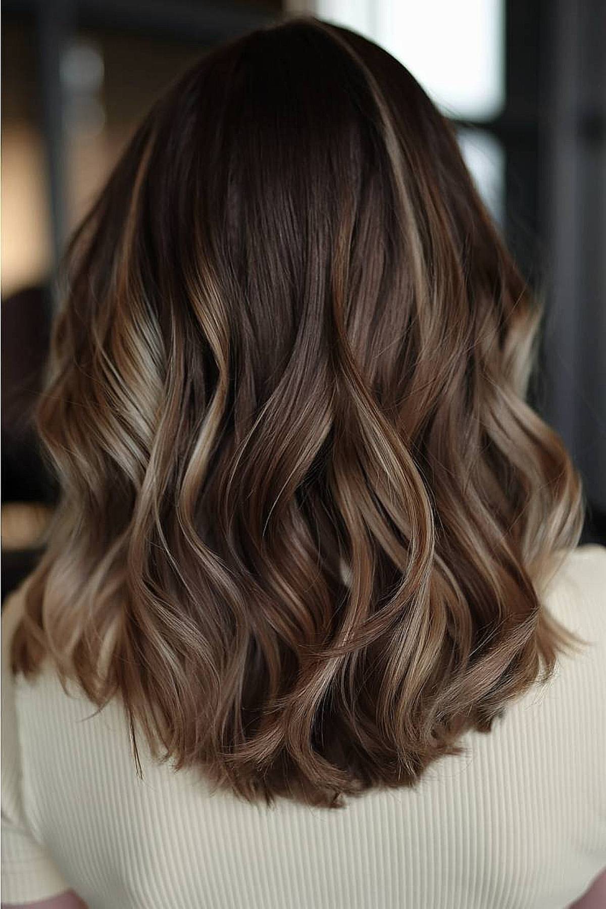 Low maintenance brunette balayage