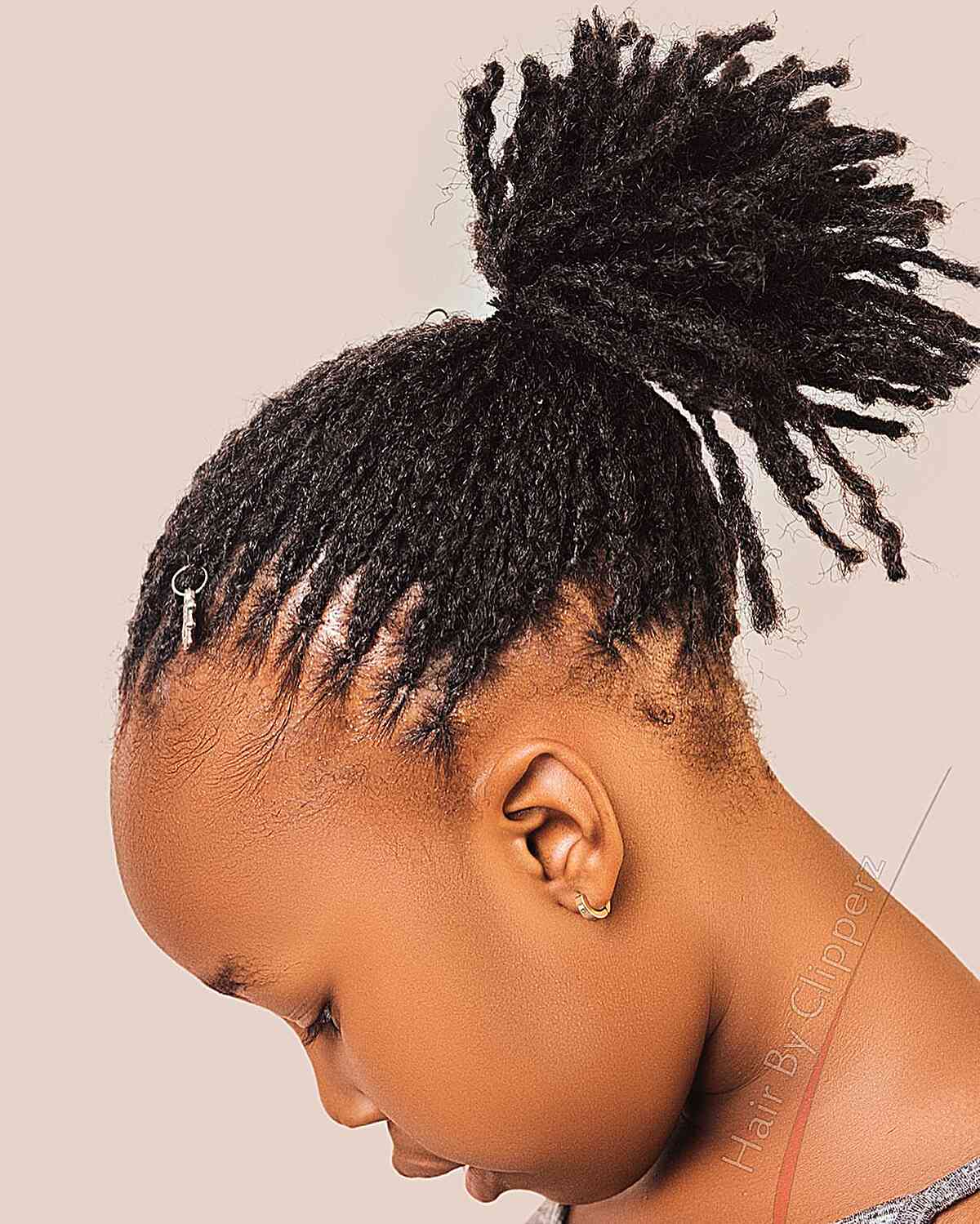 Low-Maintenance Dreads for Young black girls
