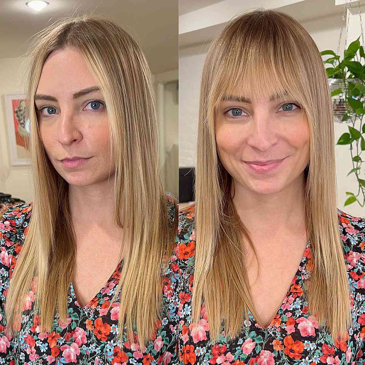 Low-Maintenance Easy and Straight Mid-Length Hair