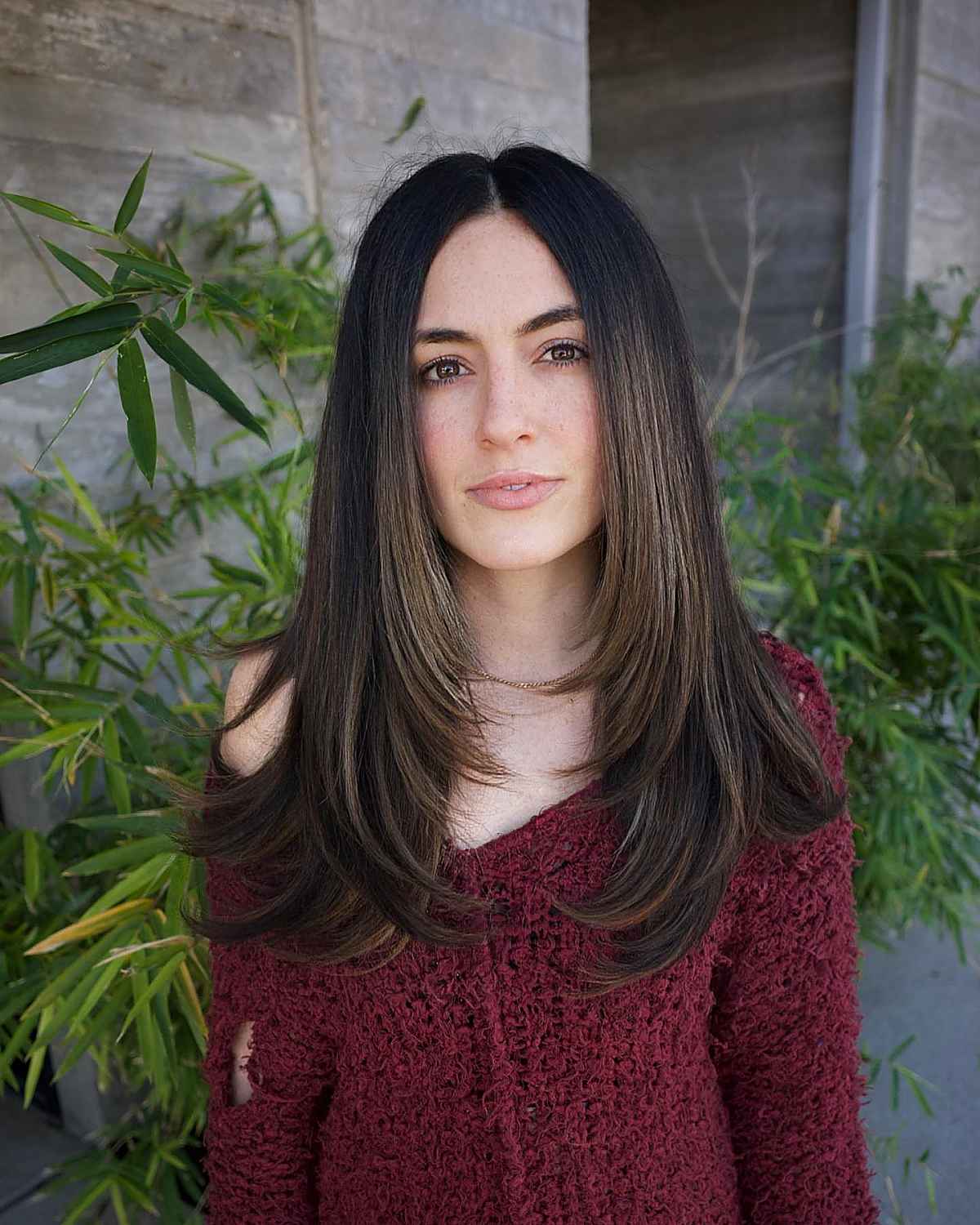 low-maintenance haircut with subtle layers
