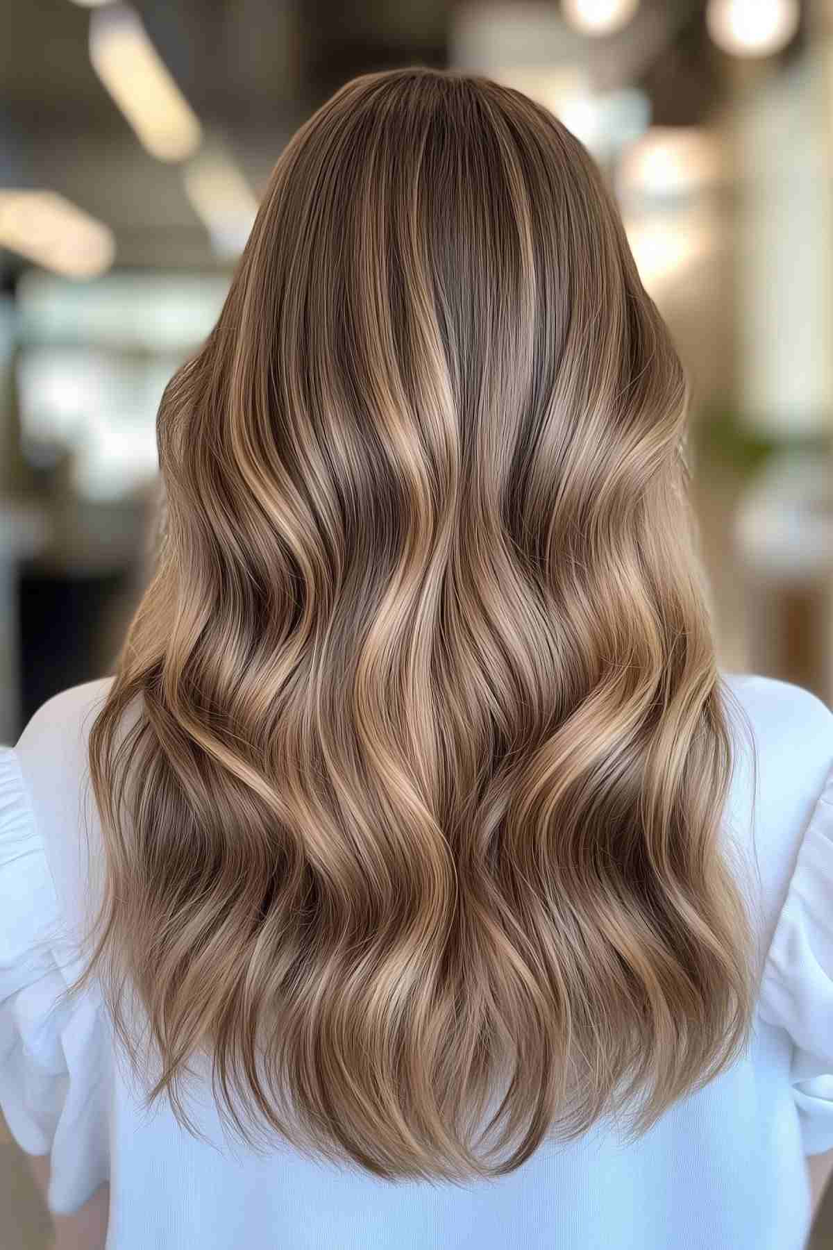 low maintenance light brown hair with subtle highlights