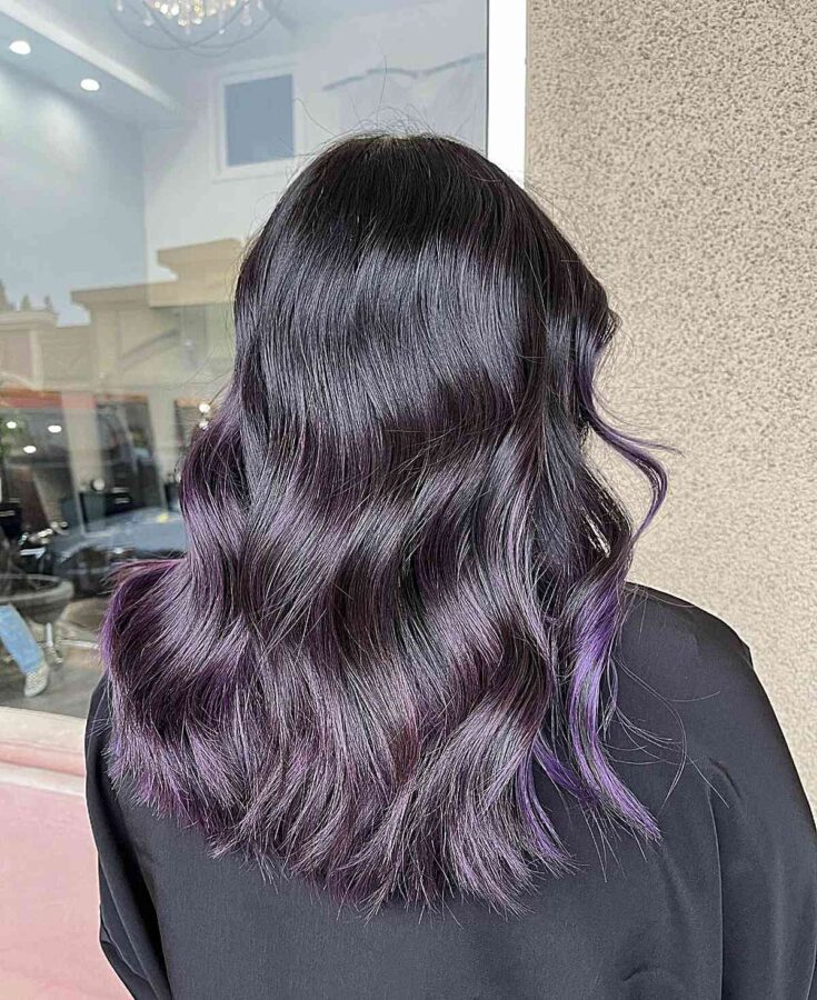 Midnight Purple Is The Hair Color You Can’t Miss In 2024