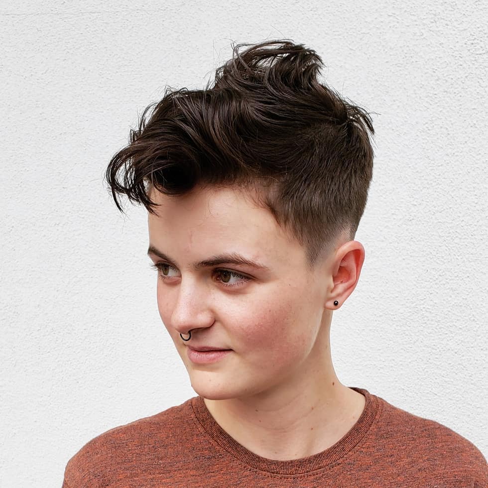Masculine Cut with Messy Texture