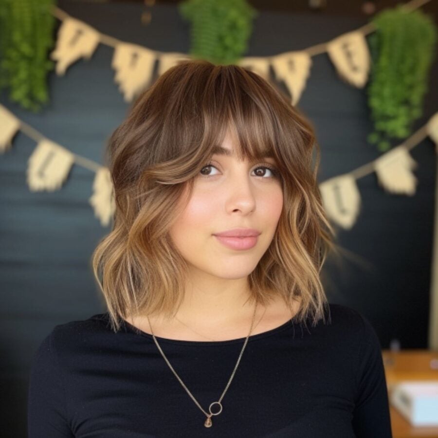 34 Trendy Choppy Bob With Bangs For A Modern Beachy Style 7839