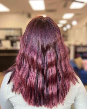 25 Burgundy Balayage Hair Color Ideas for a Cool Reddish Hue