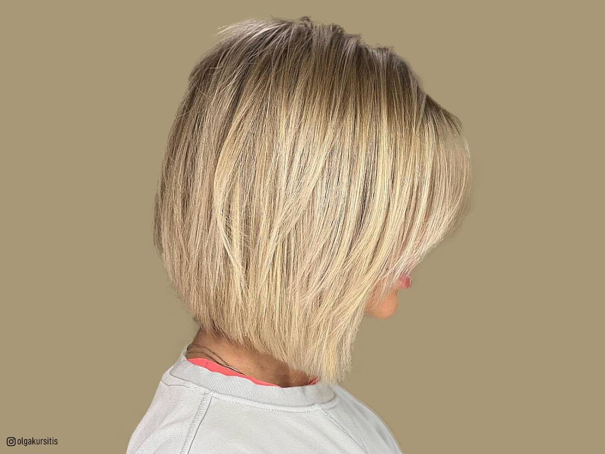 Perfect Short bob layered haircut tutorial | Easy short women's haircut,  Layers technique - YouTube