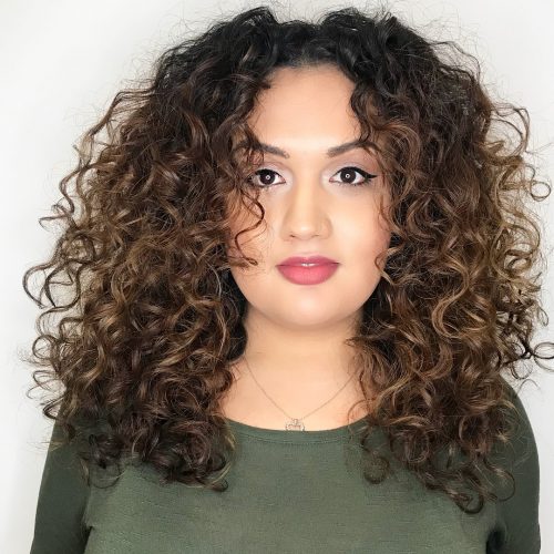 Curly Hairstyles Square Face
