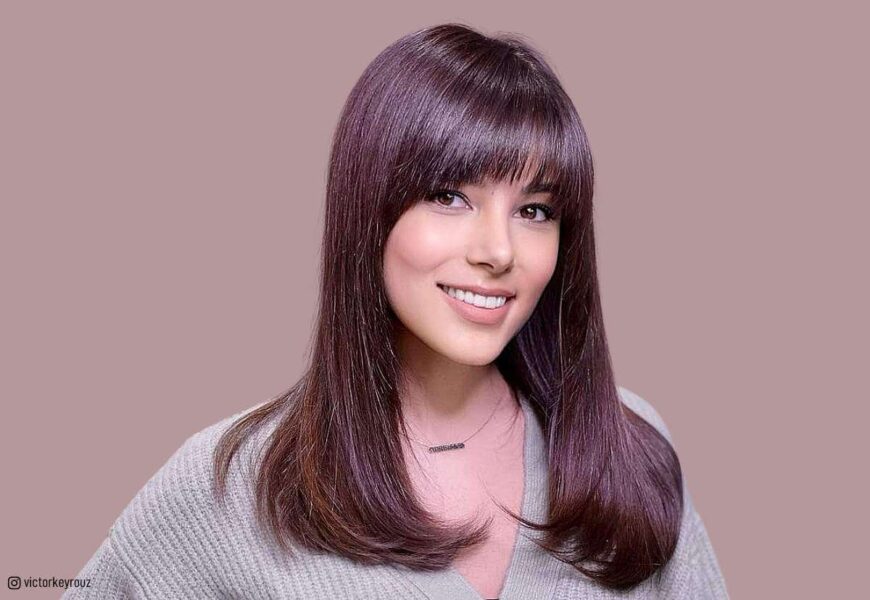 63 Best MediumLength Hair with Bangs for 2024