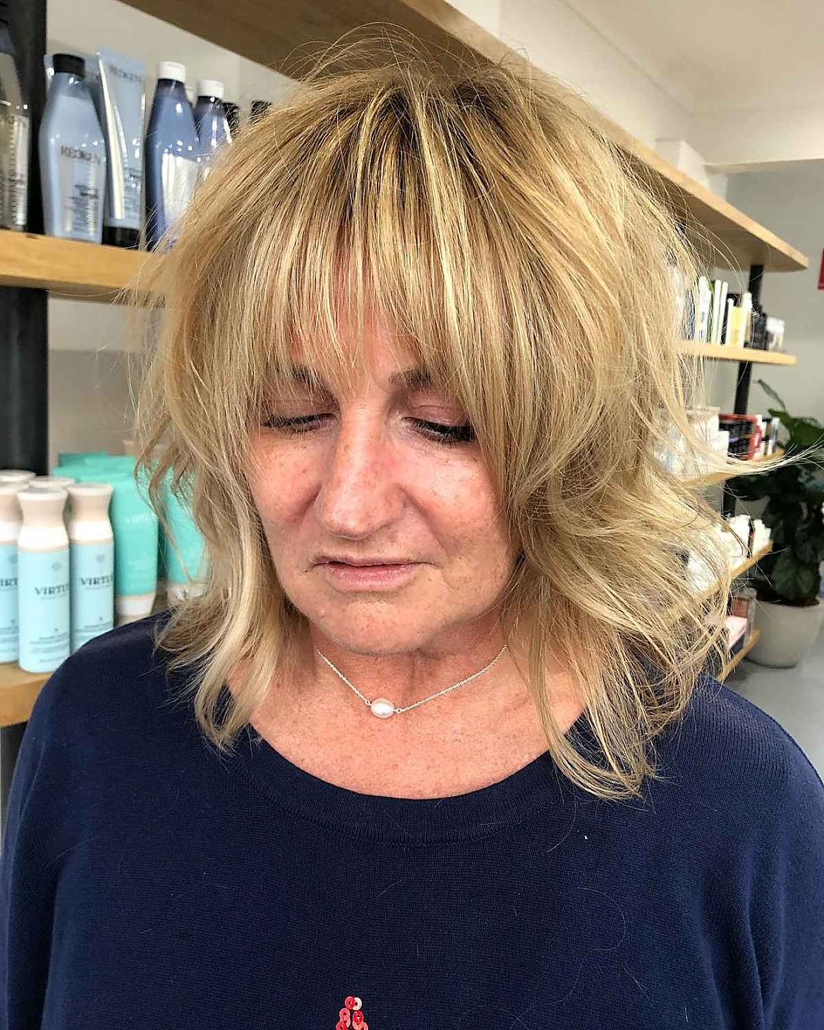 50 Modern Hairstyles with Extra ZING for Women over 50 | Modern haircuts,  Blonde bob with bangs, Womens haircuts