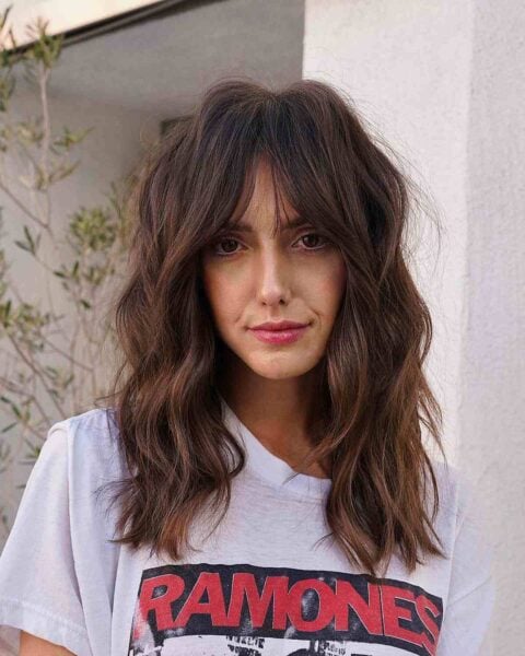 63 Best Medium-Length Hair with Bangs for 2024