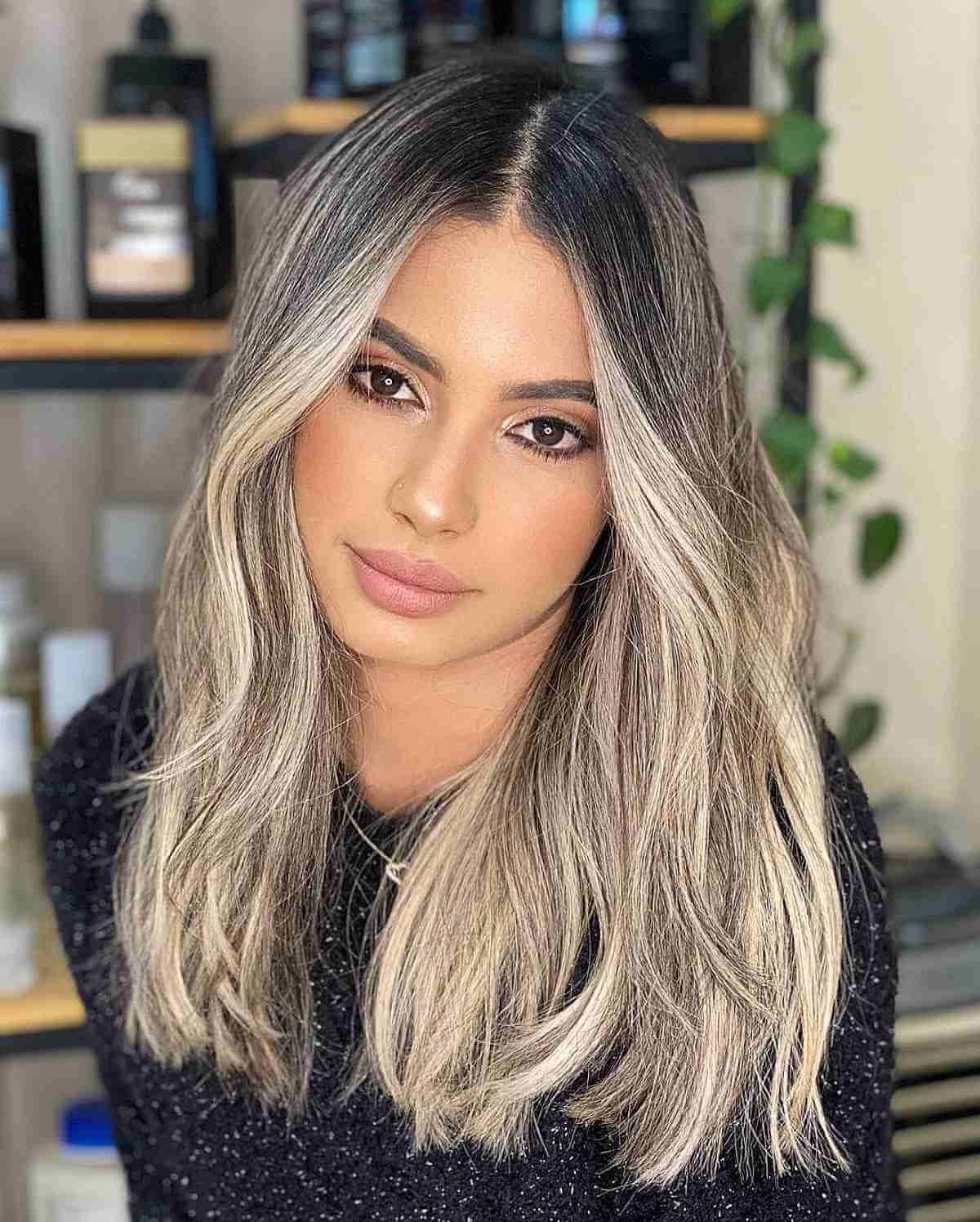 34 Blonde Hair with Dark Roots Ideas to Copy Right Now in 2023