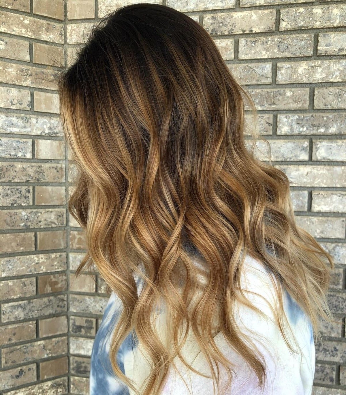 Melted long layers hairstyle