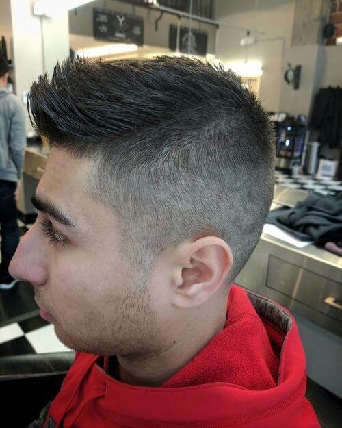Awesome mens fade pompadour haircut