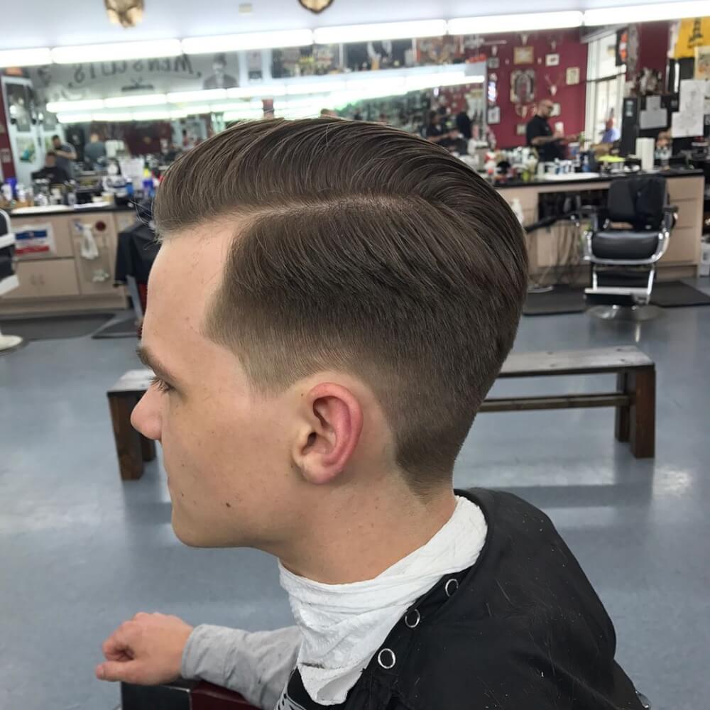 Young Professional Combover Part Hairstyle for Men