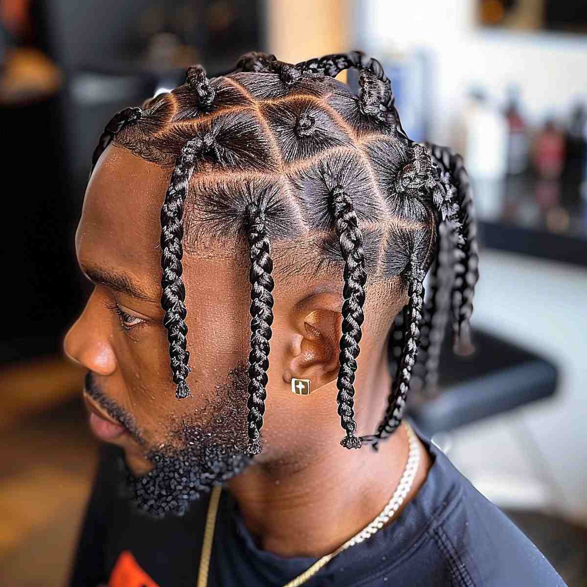 40 Interesting French Braids For Men: Best French Braid Examples  Cornrow  hairstyles for men, Mens braids hairstyles, Hair styles