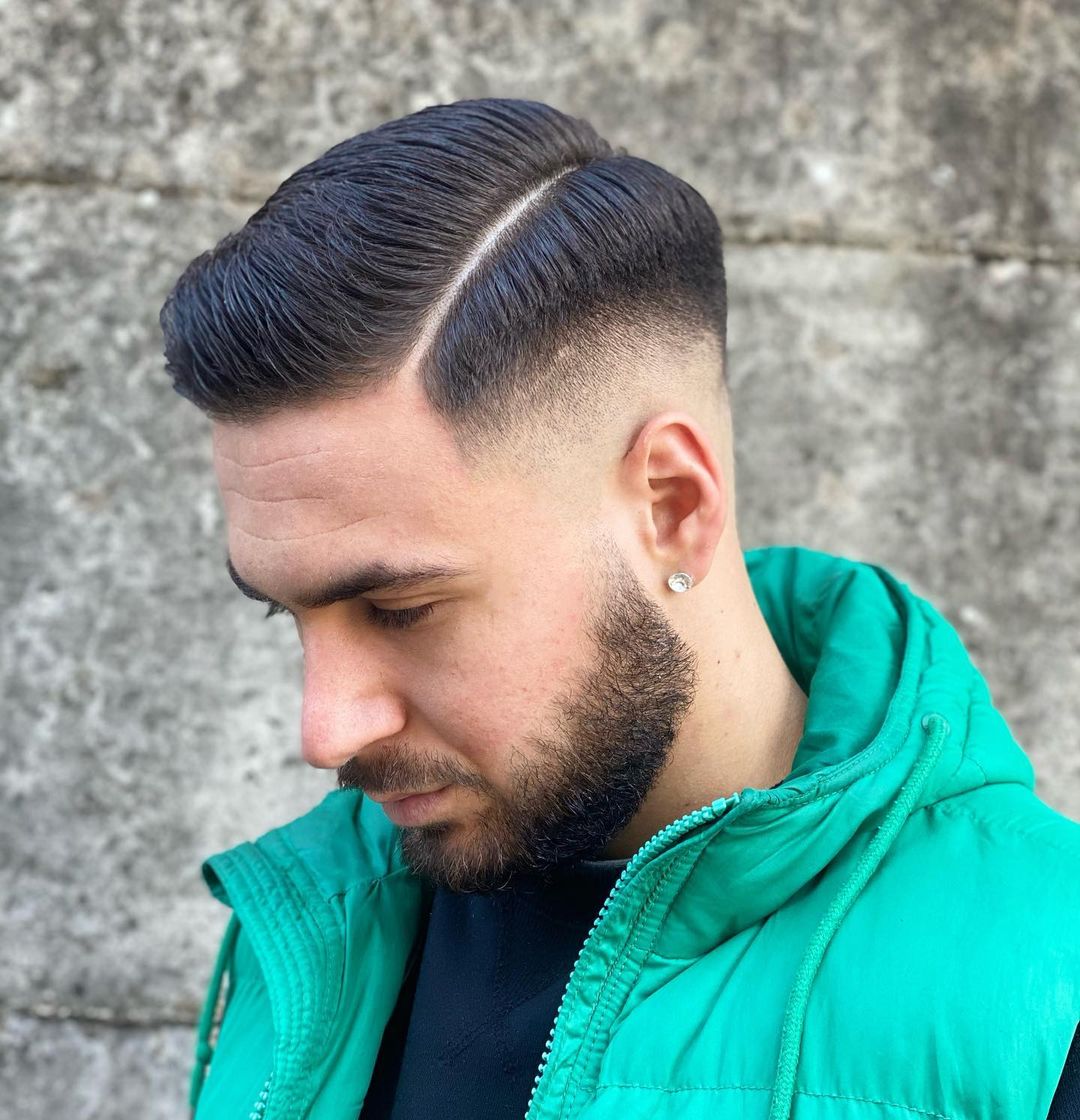 Cool Zero Fade Side Part for Men
